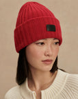 Red Dahlia Elva Chunky Rib Beanie