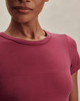 Rich Raspberry Casper Seamless Tee