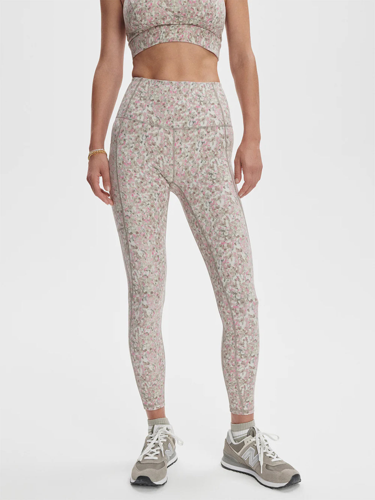 Rose Watercolour Floral Let's Move Pocket High 25" Leggings
