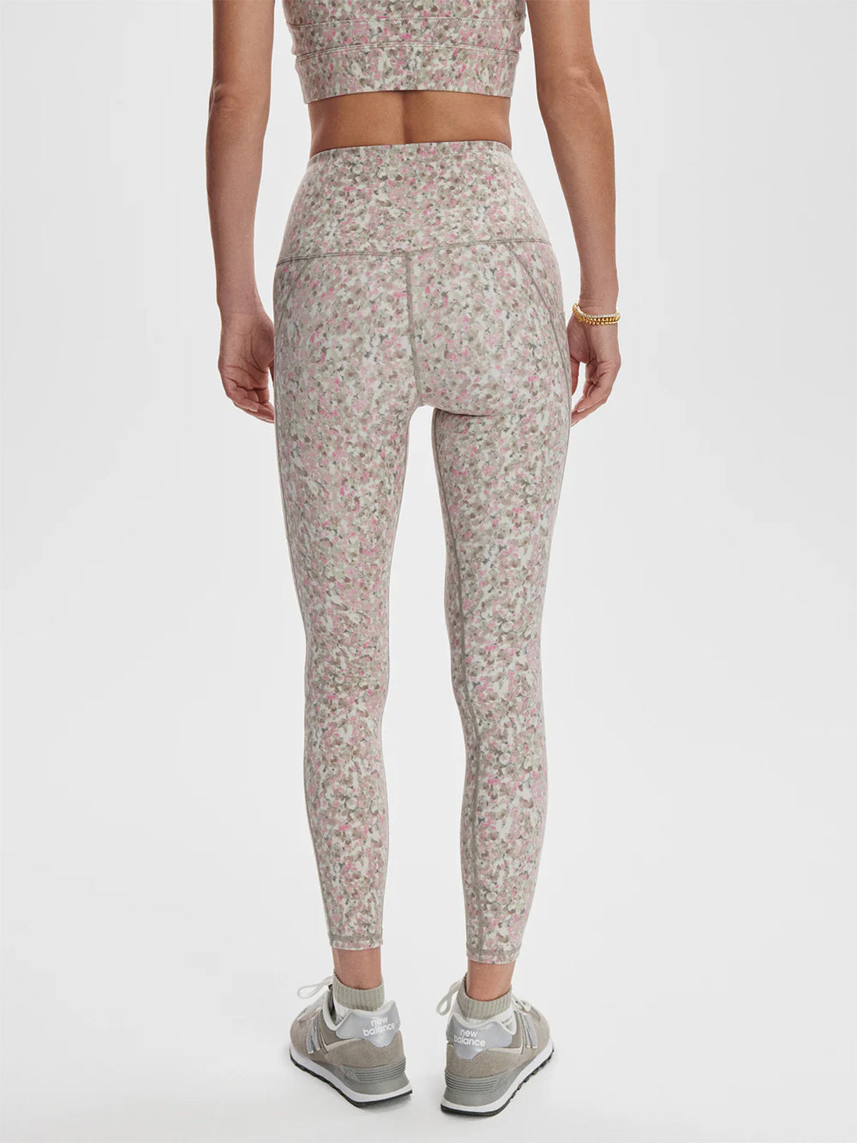 Rose Watercolour Floral Let's Move Pocket High 25" Leggings
