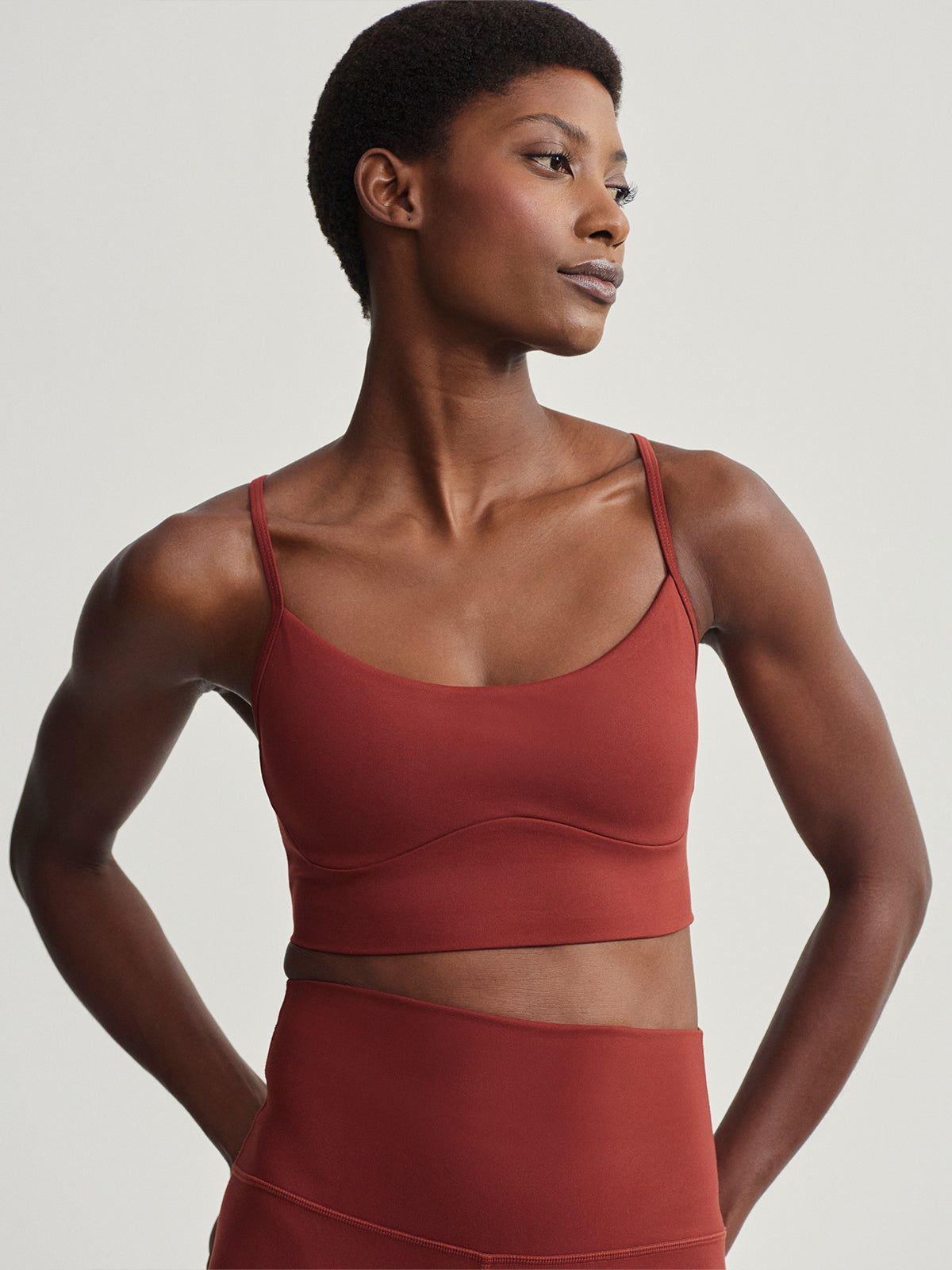 Russett Brown FreeSoft Emmie Sports Bra