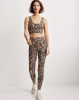 Sand Speckle Leopard Let's Go Elsie Sports Bra