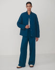 Sea Blue Luca Quilted Jacket