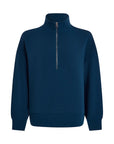 Sea Blue Mavis Mock Neck Sweatshirt