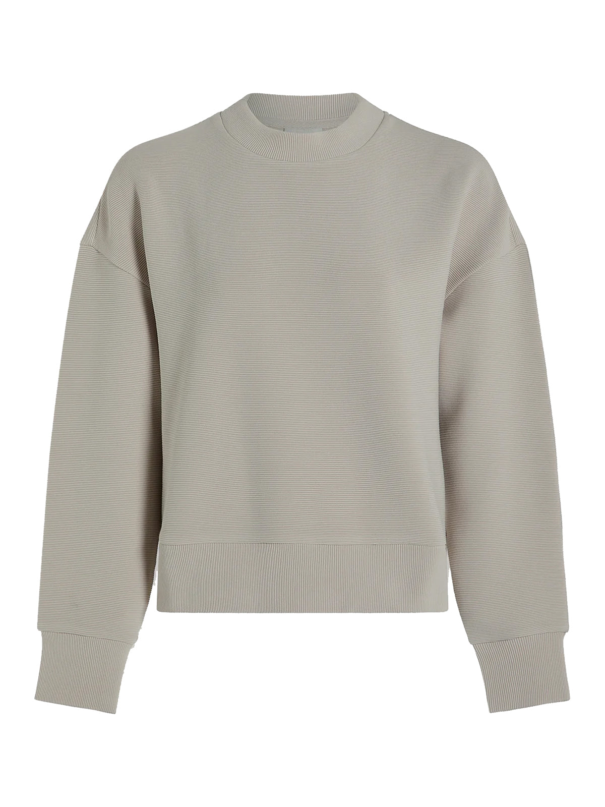 Silver Grey Addelyn Ribbed Sweat