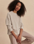 Silver Grey Addelyn Ribbed Sweat
