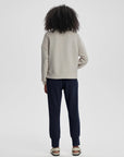 Silver Grey Addelyn Ribbed Sweat