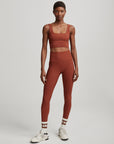 Smoked Paprika Ribbed Let's Move High 25 Leggings