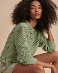 Snow Sage Hains Knit Crew Sweater