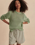 Snow Sage Hains Knit Crew Sweater