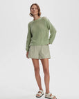 Snow Sage Hains Knit Crew Sweater