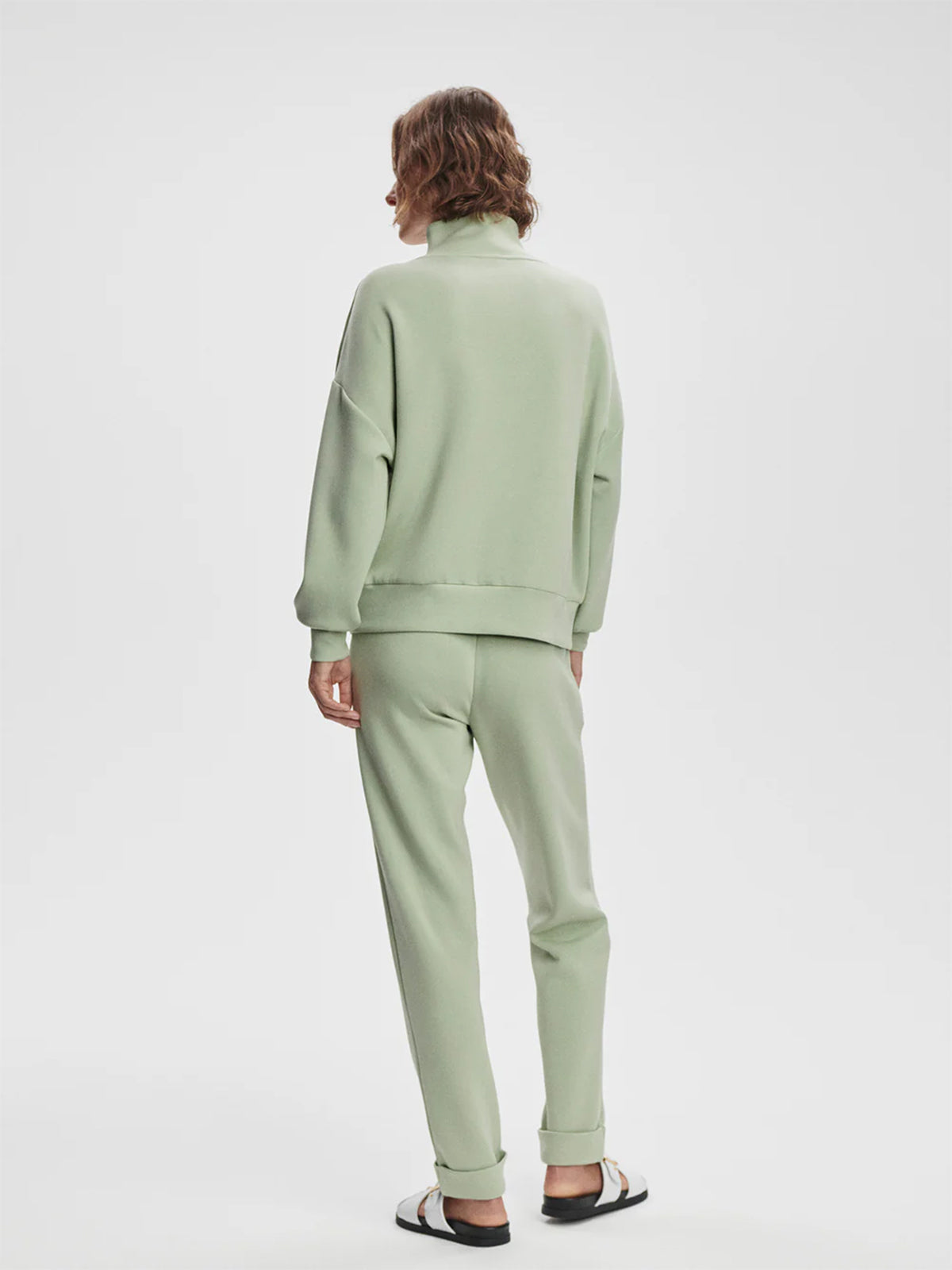 Snow Sage Hawley Half-Zip Sweatshirt