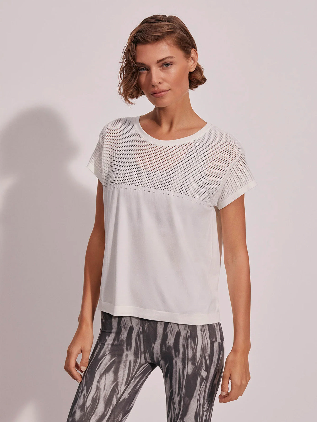 Snow White Seamless Calloway Boxy Tee