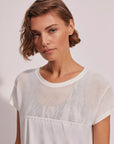 Snow White Seamless Calloway Boxy Tee