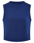Sodalite Blue Seamless Nate Cropped Tank Top