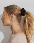 Black / Egret Vista Scrunchies