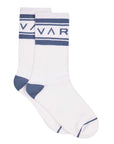 White / Ash Blue Astley Active Socks