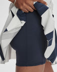 White Bronte Two-in-One 15.5" Tennis SkIrt
