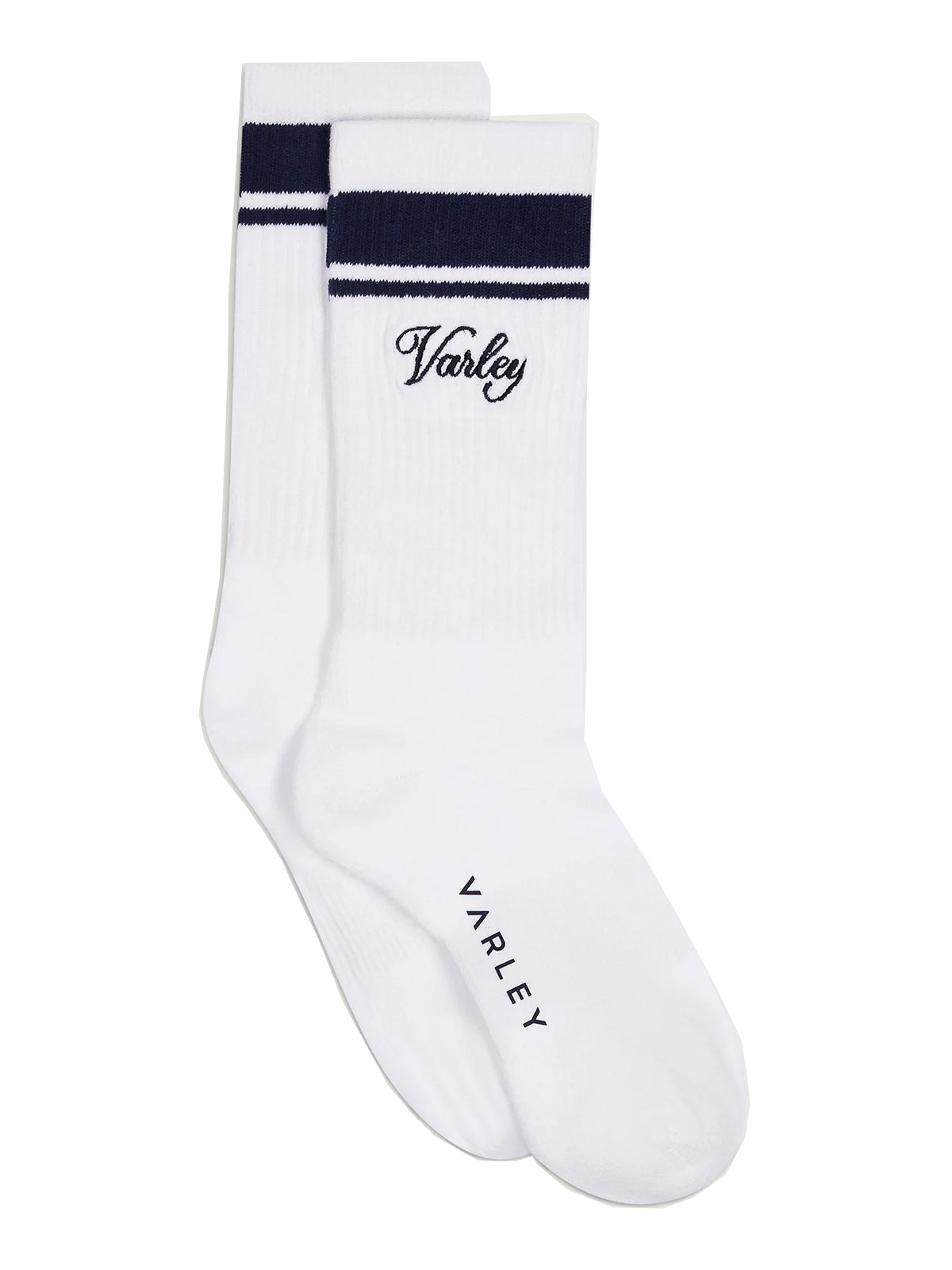 White / Blue Nights Lamar Club Stripe Socks