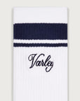 White / Blue Nights Lamar Club Stripe Socks