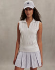 White Marit Seamless Polo