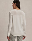White Samia Seamless Long Sleeve Tee