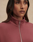 Wild Rhubarb Mavis Mock Neck Sweatshirt