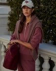 Wild Rhubarb Mavis Mock Neck Sweatshirt