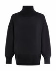 Black Barker High Neck Sweatshirt