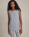 Blue Blizzard Nolan Seamless Longline Tee