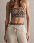 Coffee Quartz Cheetah FreeSoft Harley Sports Bralette