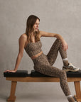 Coffee Quartz Cheetah Freesoft High 25" Leggings