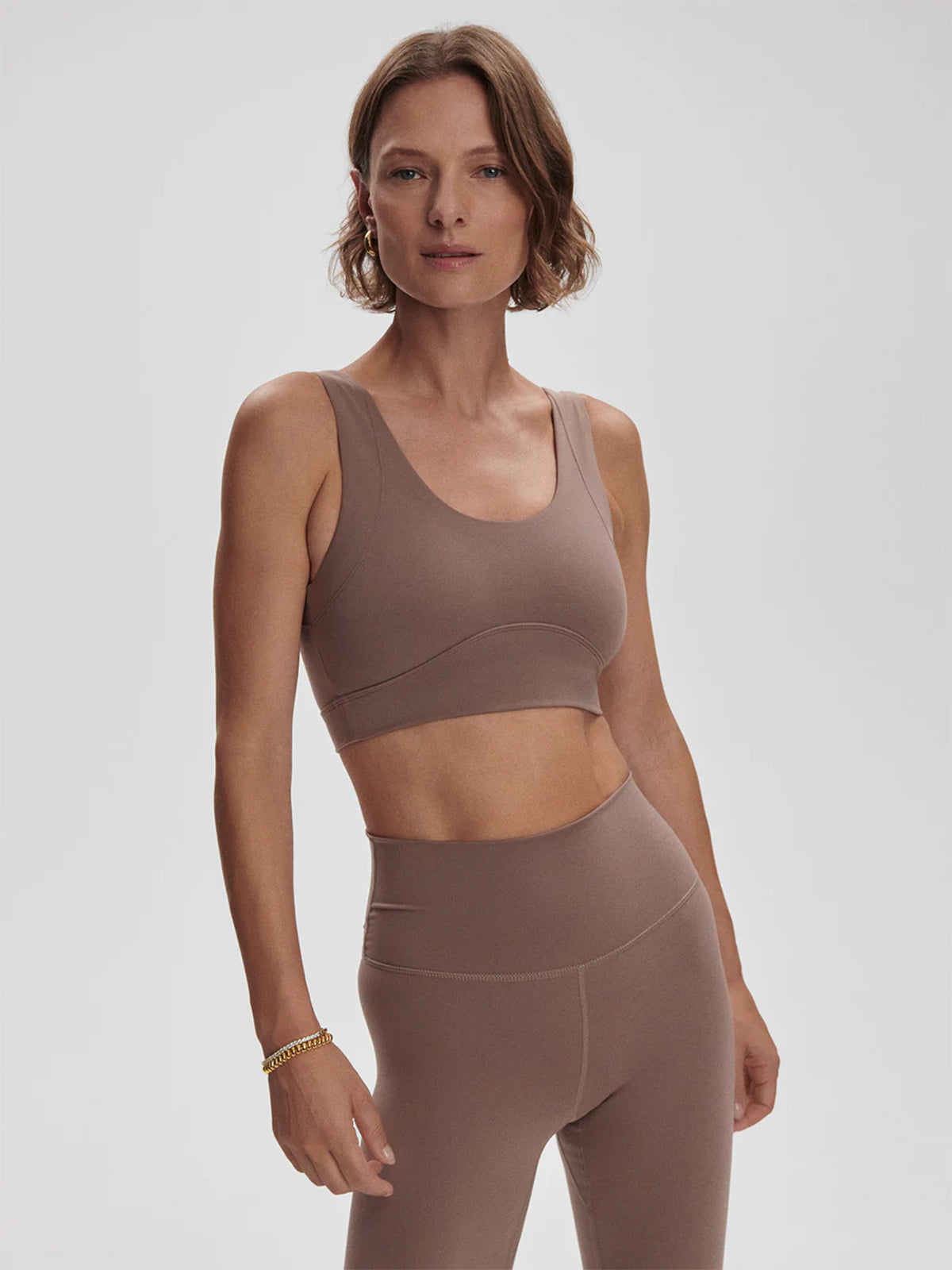 Deep Taupe FreeSoft Essi Sports Bra