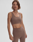 Deep Taupe FreeSoft Essi Sports Bra