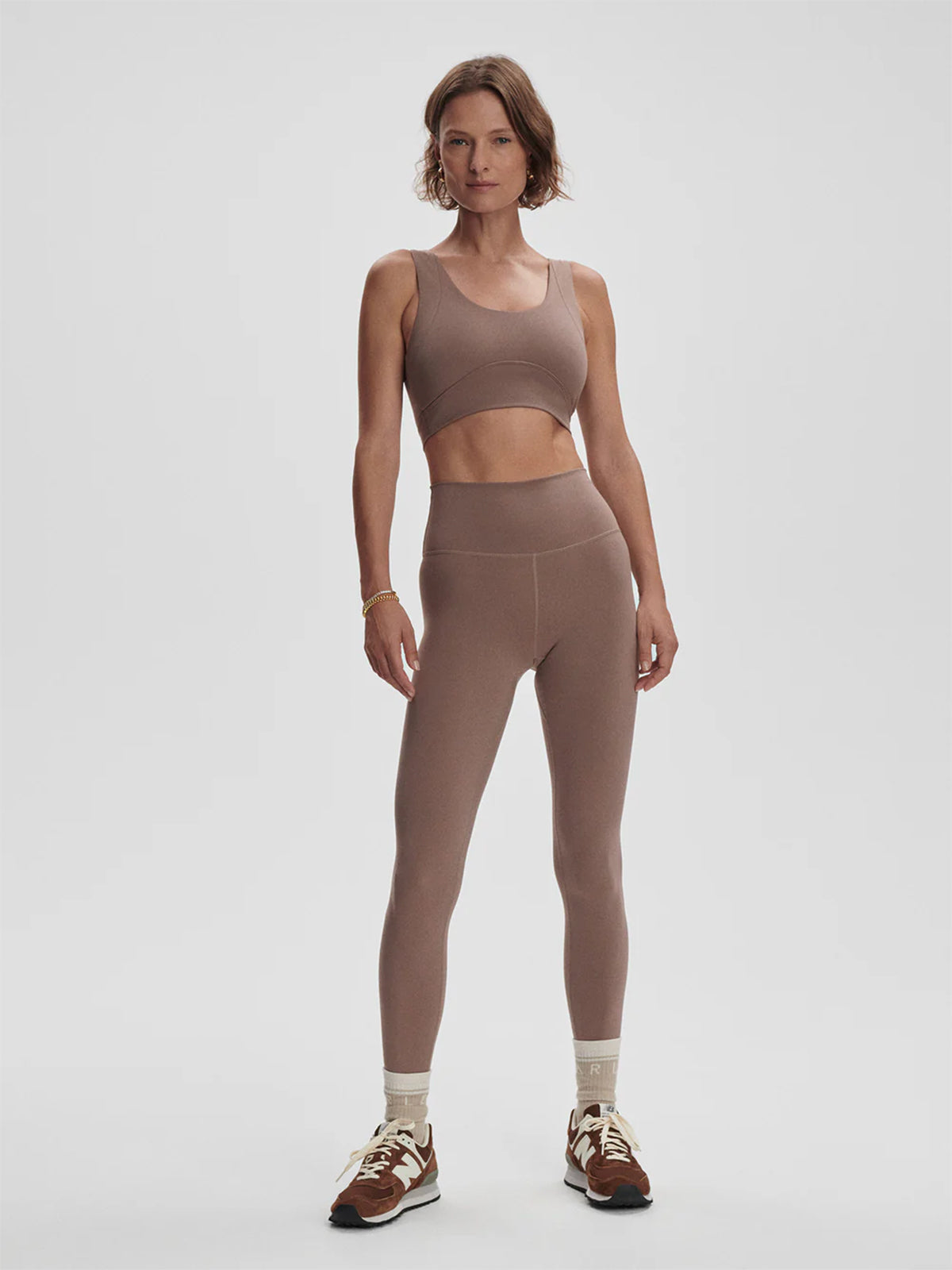 Deep Taupe FreeSoft Essi Sports Bra