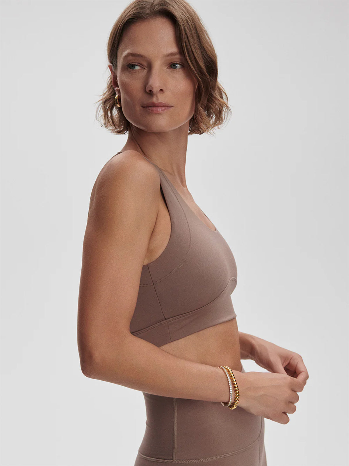 Deep Taupe FreeSoft Essi Sports Bra