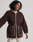French Roast Angelina Sherpa Coat