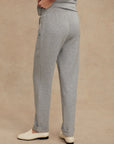 Mid Blue Marl The Rolled Cuff Pant 28.5"