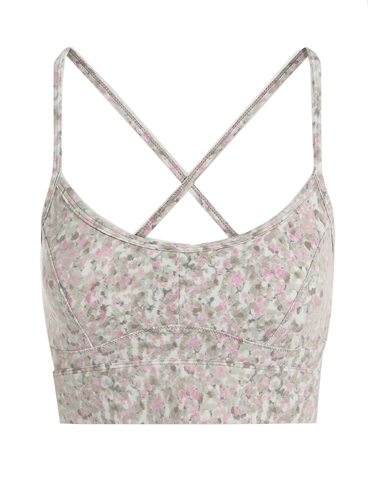 Rose Watercolour Floral Move Irena Sports Bra