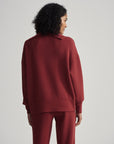 Russett Brown Priya Longline Sweatshirt