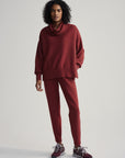 Russett Brown Priya Longline Sweatshirt