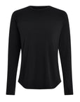 Black Samia Seamless Long Sleeve Tee