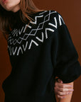 Marcie Fairisle Yoke Knitted Sweater