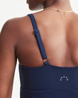 Dark Sapphire Shape Amber Sports Bra