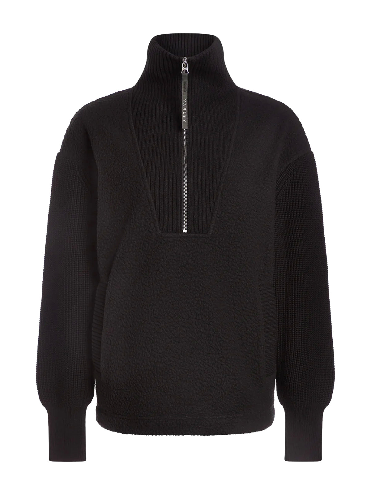 Black Theresa Half-Zip Fleece