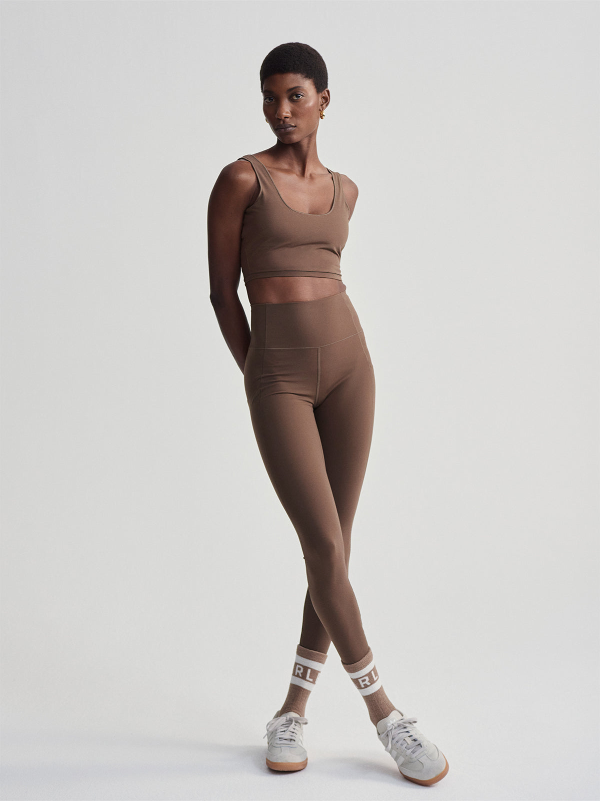Carob Shape High Pocket 25" Leggings