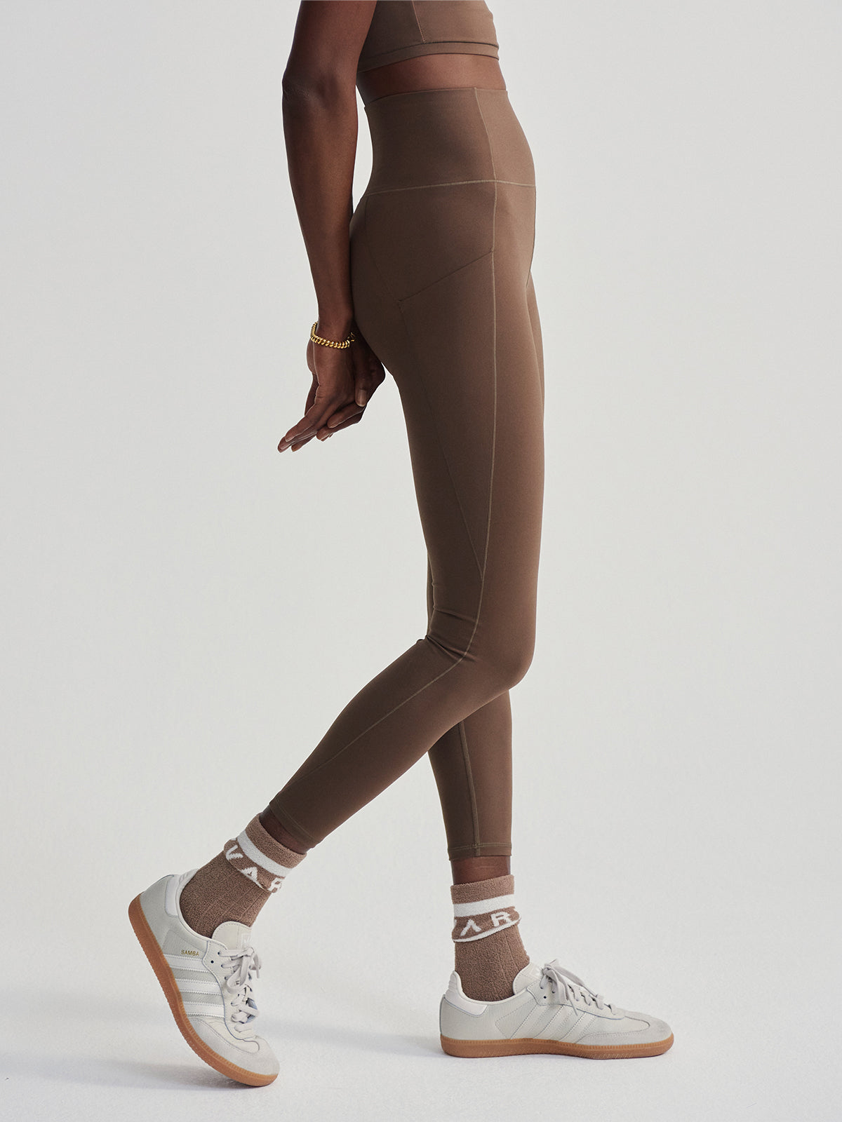 Carob Shape High Pocket 25" Leggings