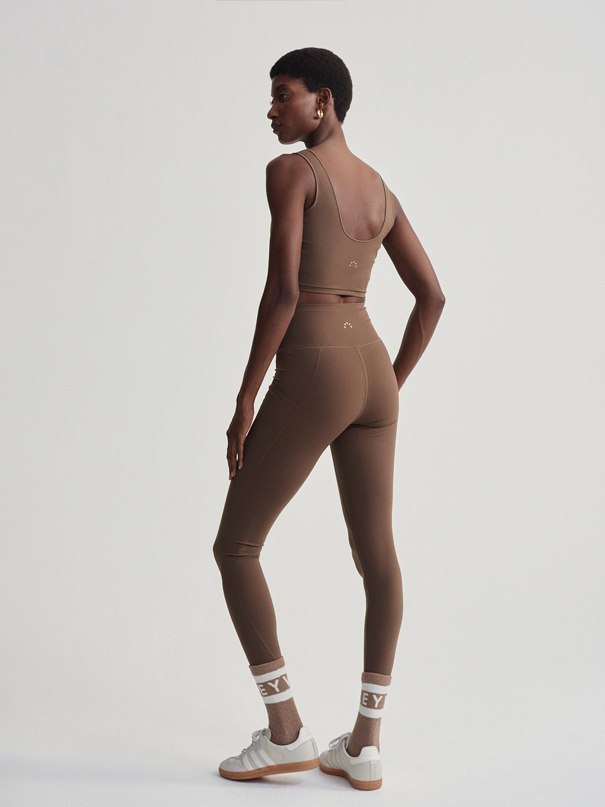 Carob Shape High Pocket 25" Leggings
