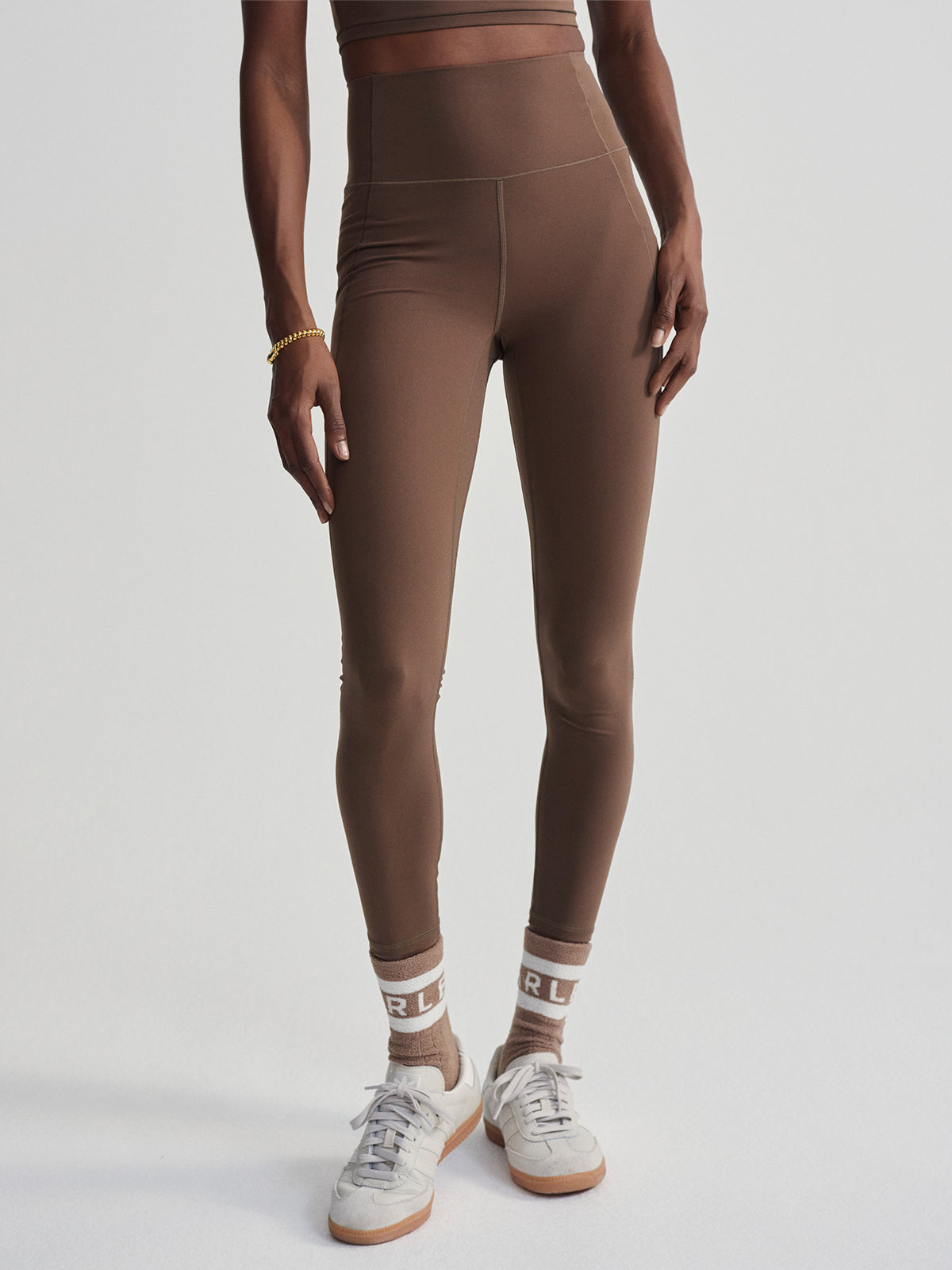 Carob Shape High Pocket 25" Leggings