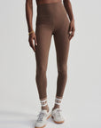 Carob Shape High Pocket 25" Leggings
